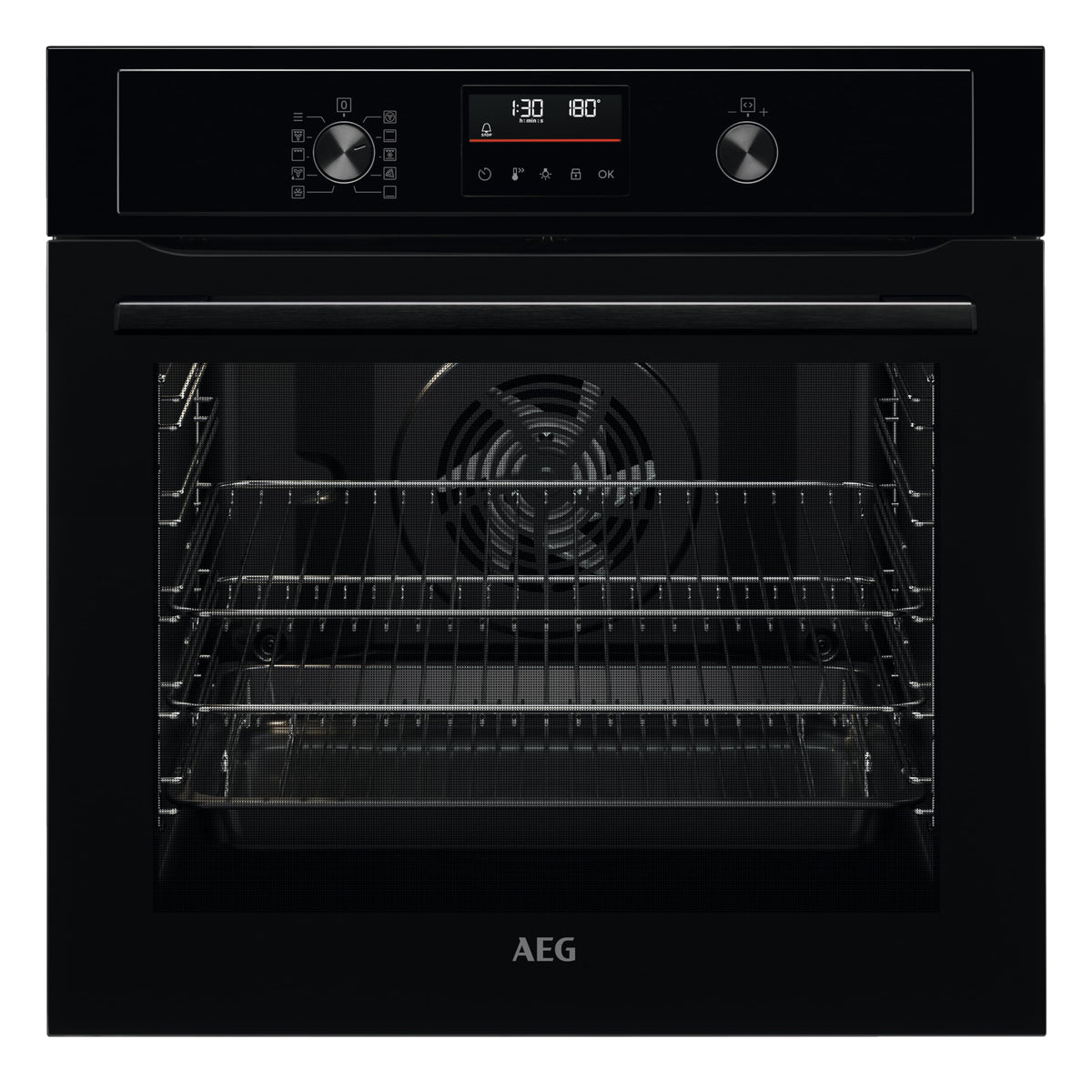 AEG Built-in Oven BEX535A61B, 72 L, Class A, Black
