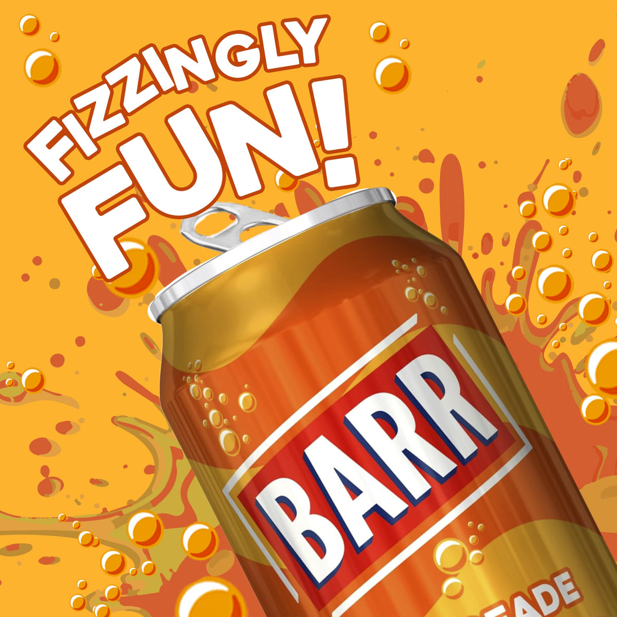 Barr Cream Soda Zero Sugar Sparkling Soft Drink, 24 Pack, 330ml Cans