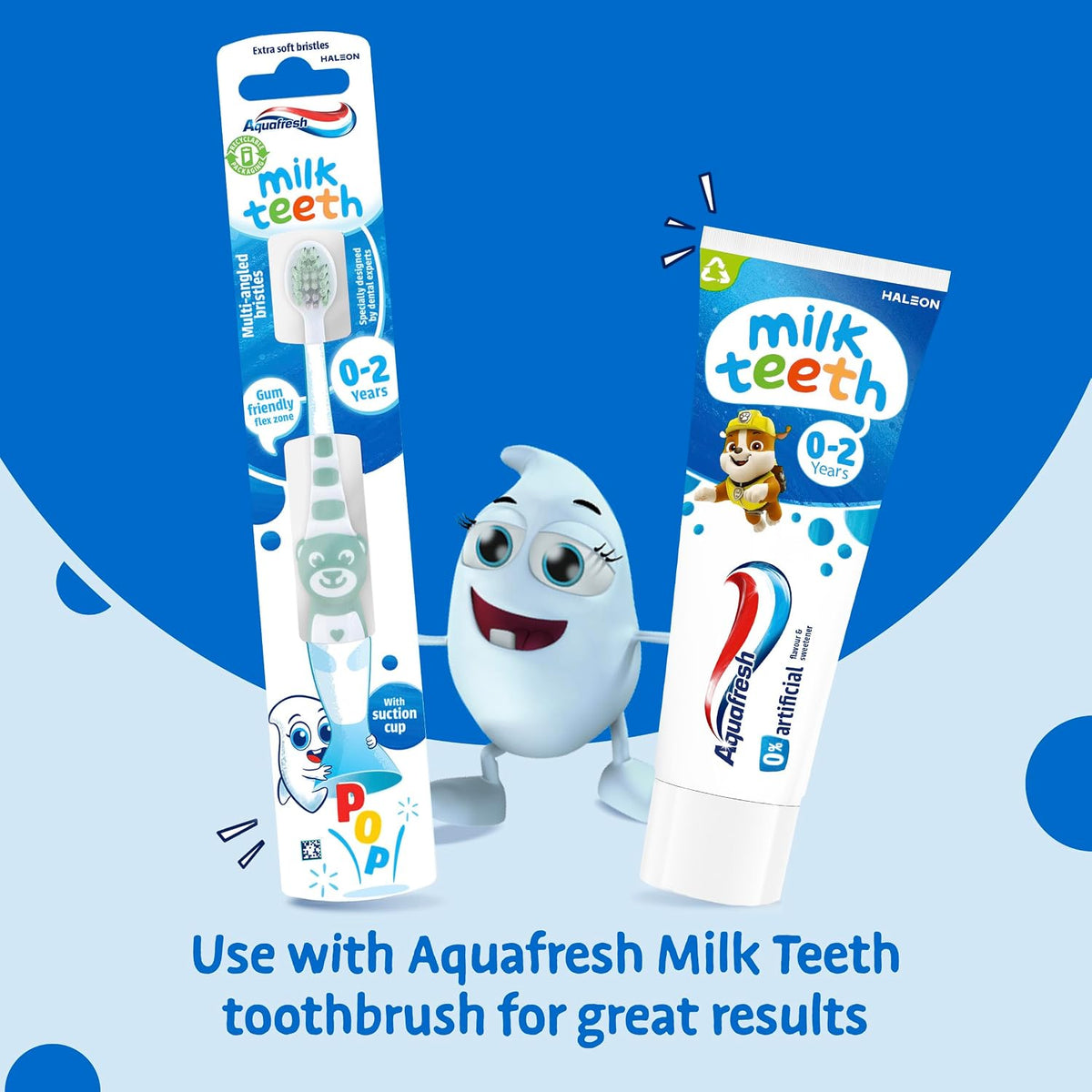 Aquafresh Paw Patrol Milk Teeth Baby Toothpaste, 0-2 Years, 50 ml