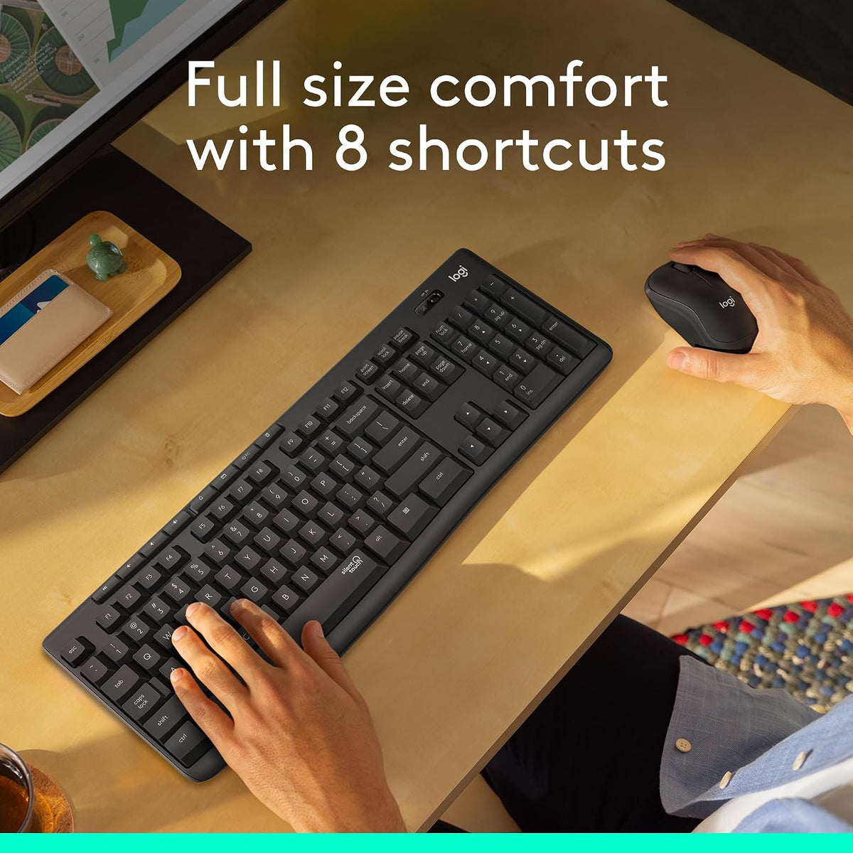 Logitech MK295 Silent Wireless Mouse & Keyboard Combo