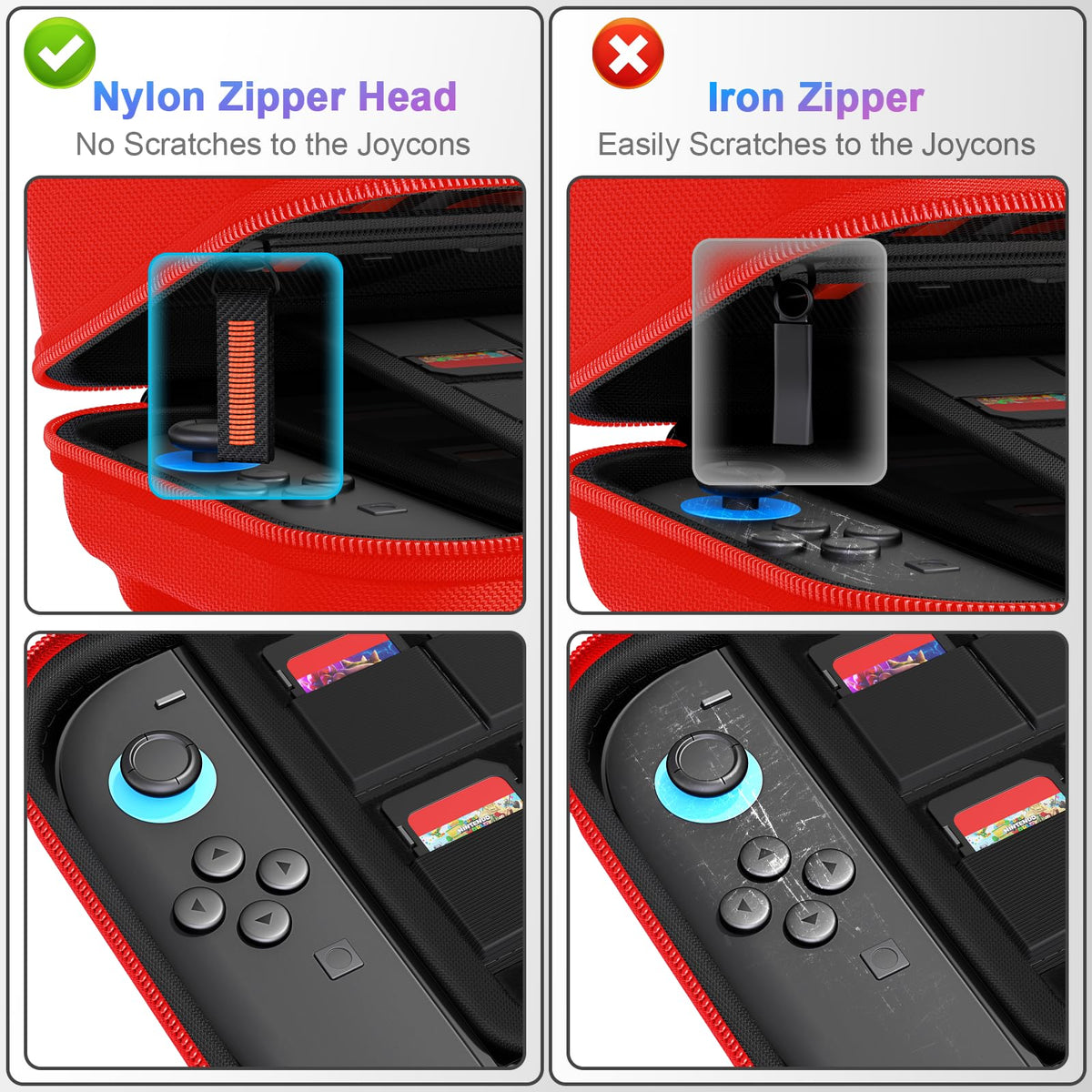 daydayup Switch 2 Carry Case Compatible with Nintendo Switch 2, with 24 Games Cartridges Protective Hard Shell Travel Carrying Case Pouch for Switch 2 Console & Accessories,Black
