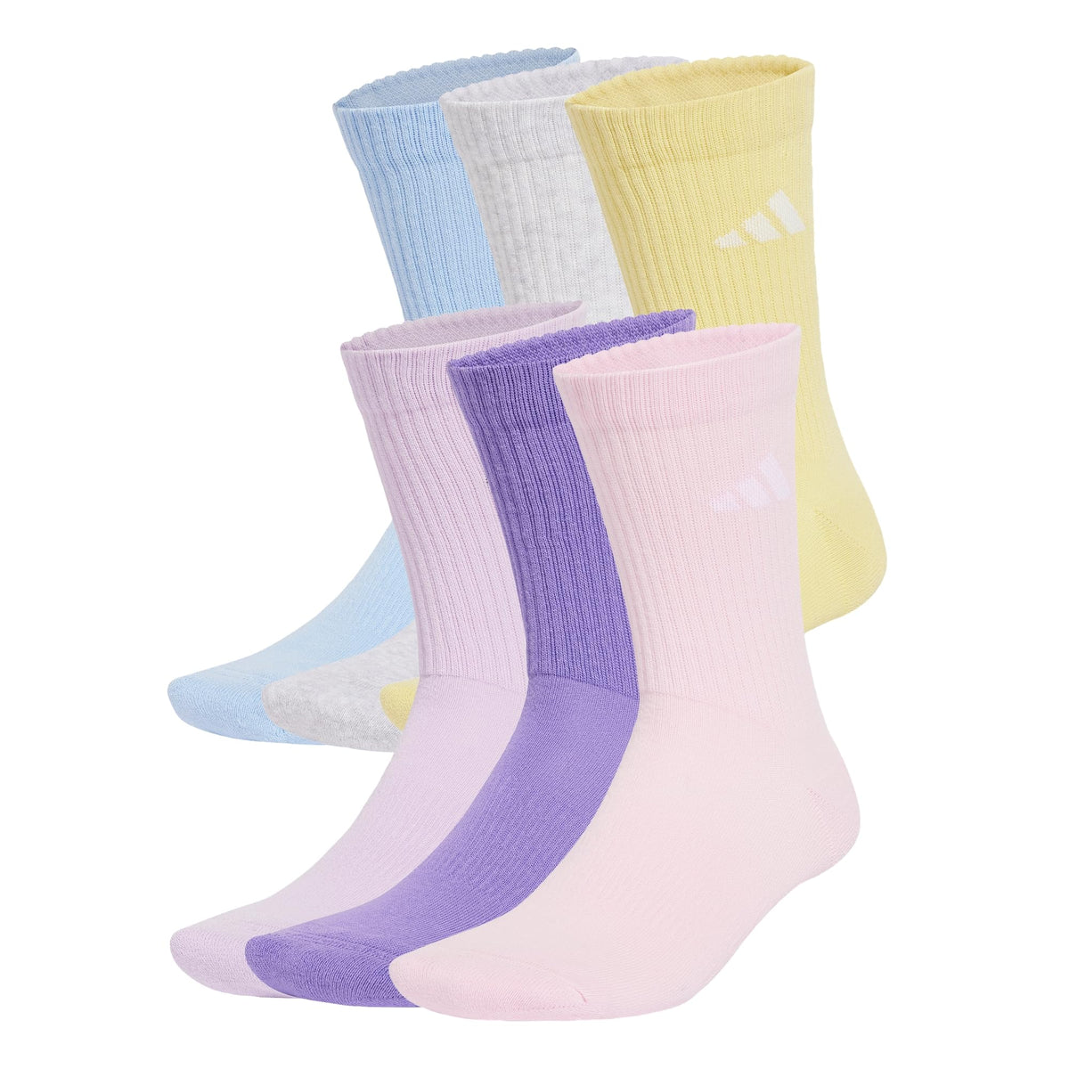 adidas Cushioned Crew Socks 6 Pairs