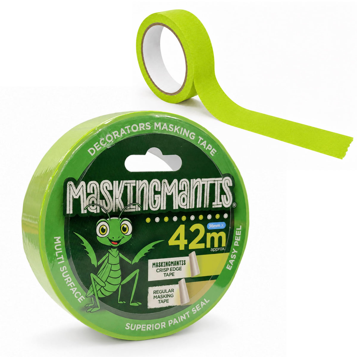 Status IONOS Masking Tape, Multi Surface, Pack of 1, 48mm x 20m