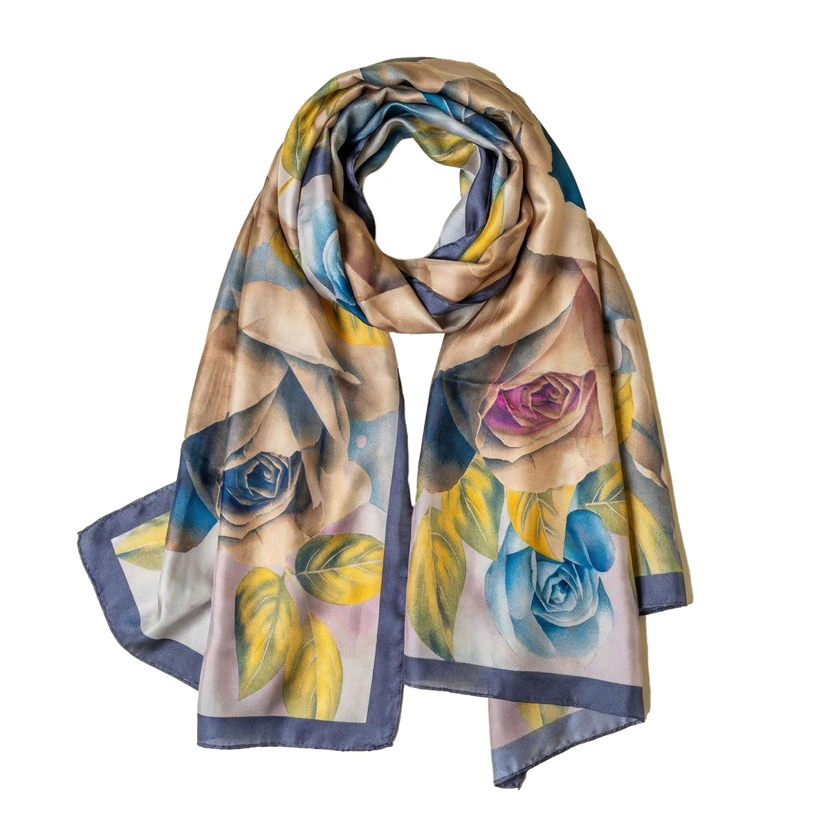 Trillion London® Silk Shawl Birthday Gifts for Women - Designer Silk Scarf