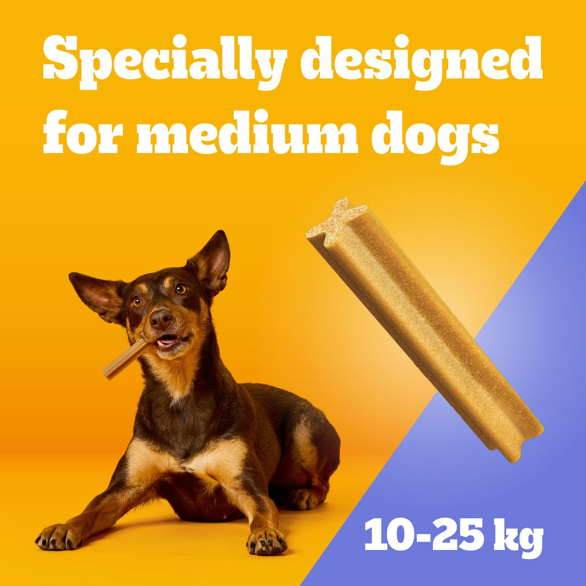 Pedigree DENTASTIX Daily Dental Sticks for Medium Dogs, 112 Sticks with Chicken and Beef