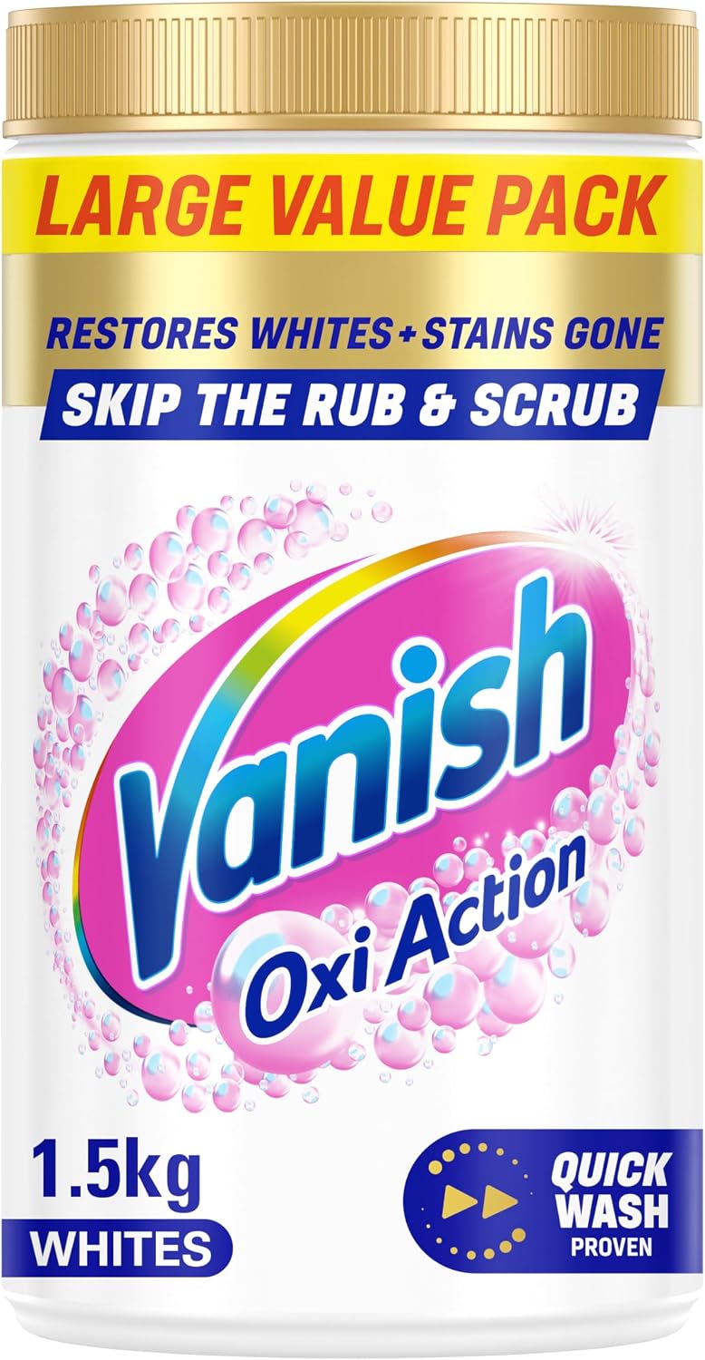 Vanish Gold Crystal White Stain Remover Powder, 1.5kg