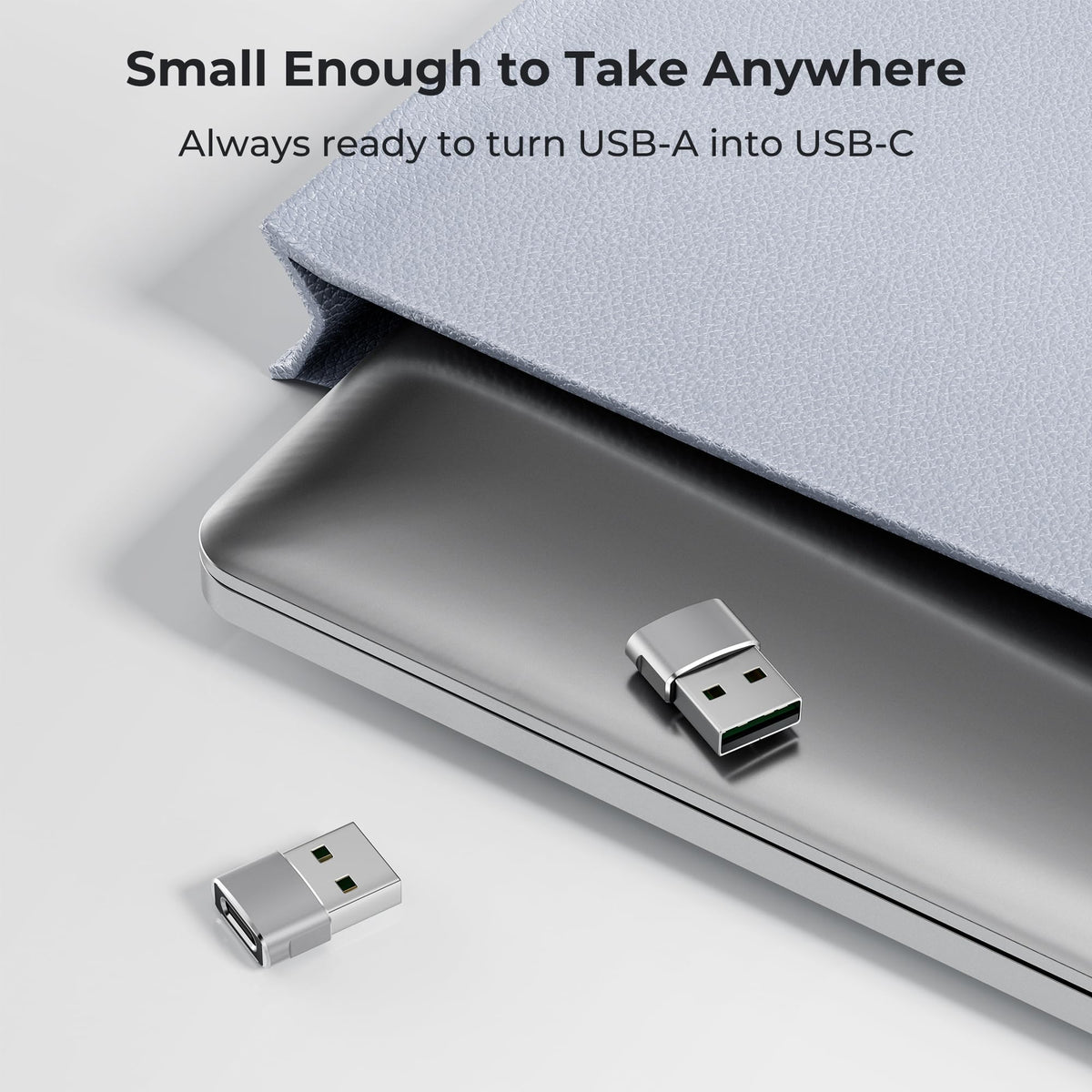 BASESAILOR USB to USB C Adapter,USBC Female to USB A Male Adapter 3Pack
