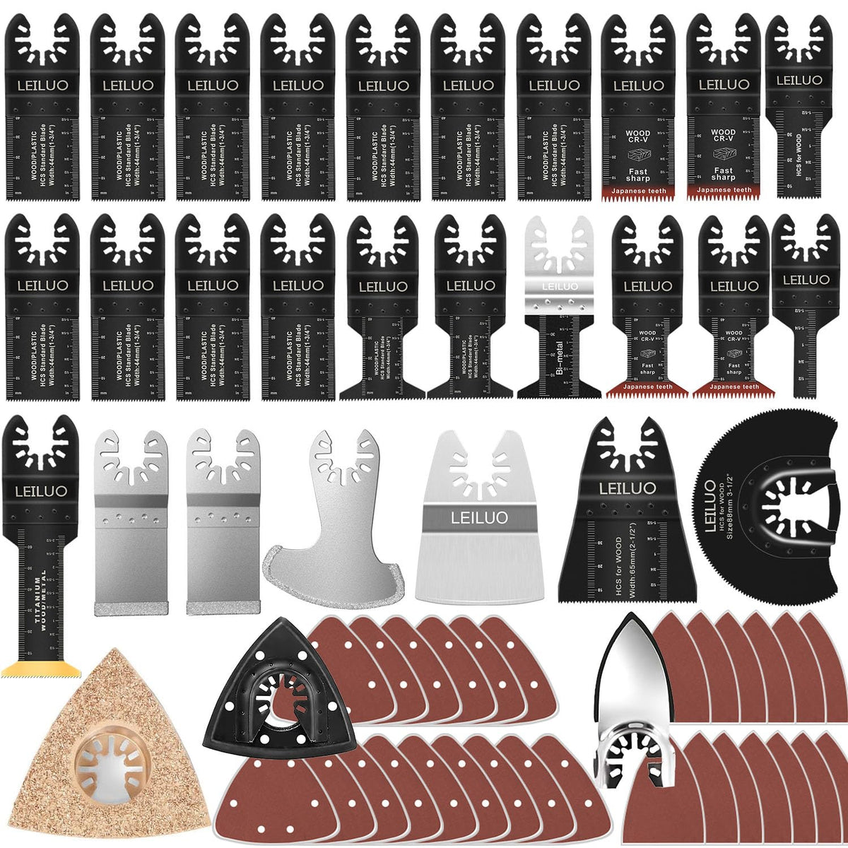 LEILUO 6Pcs Multitool Hook Blade, Multi Tool Hook Knife Blade Set