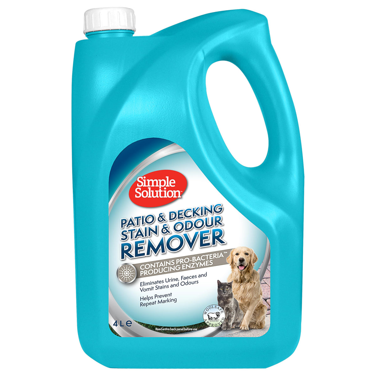 Simple Solution Pet Stain and Odour Remover for Cats 4 litre