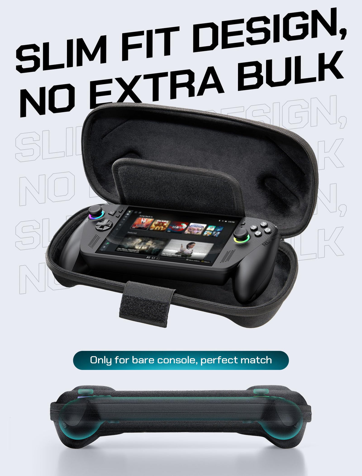 JSAUX Carrying Case for ROG Xbox Ally/Ally X, All-in-One Accessories Bundle