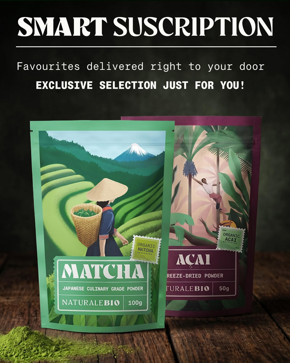 NaturaleBio Organic Premium Grade Japanese Matcha Powder L-Theanine