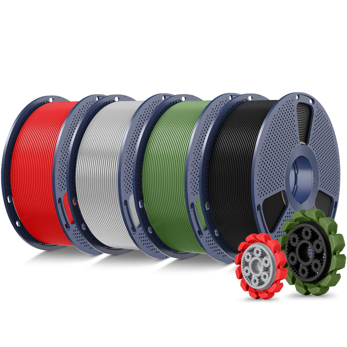 SUNLU Upgrade PLA+2.0 Filament, Next-Gen PLA+ 3D Printer Filament 1.75mm