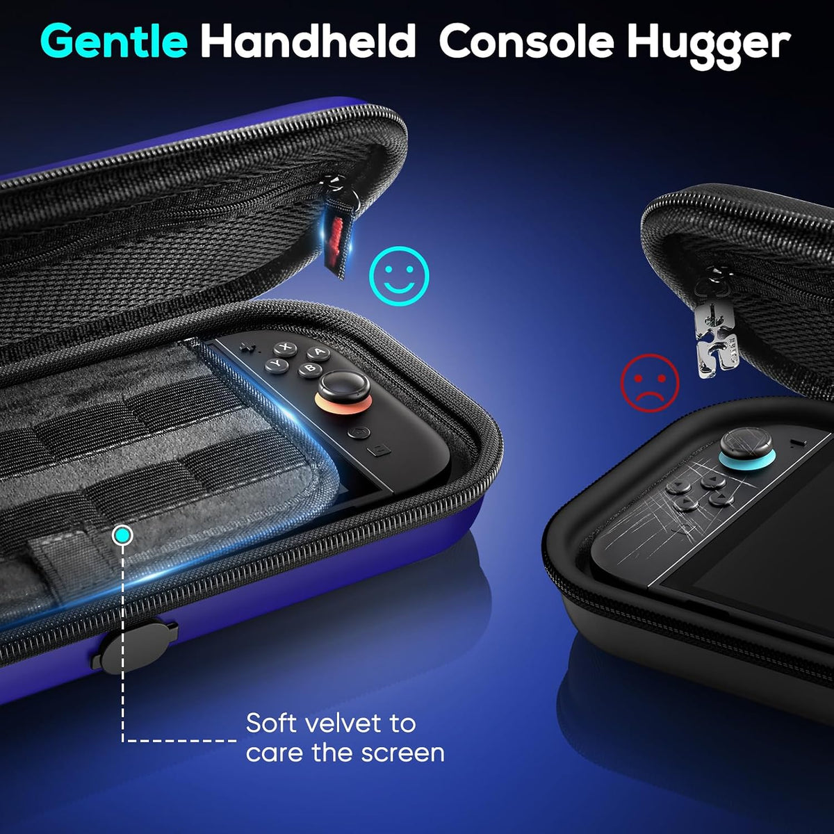 Case for Nintendo Switch 2, Travel Case with Charging Hole and 10 Game Card