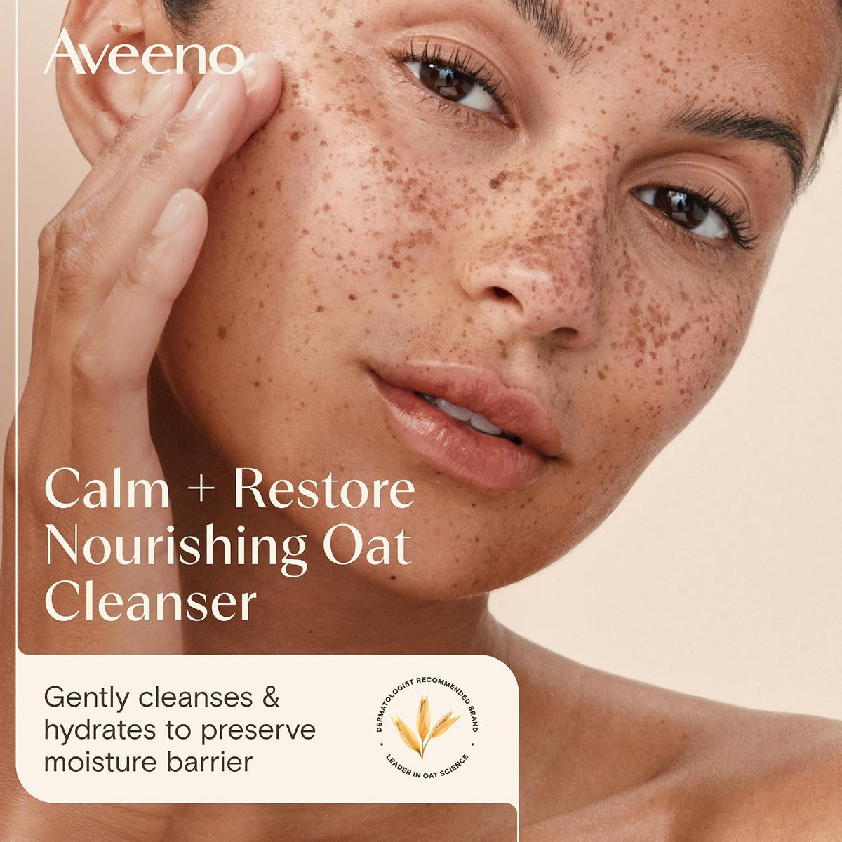 AVEENO Face CALM+RESTORE Nourishing Oat Cleanser (1x 200ml)