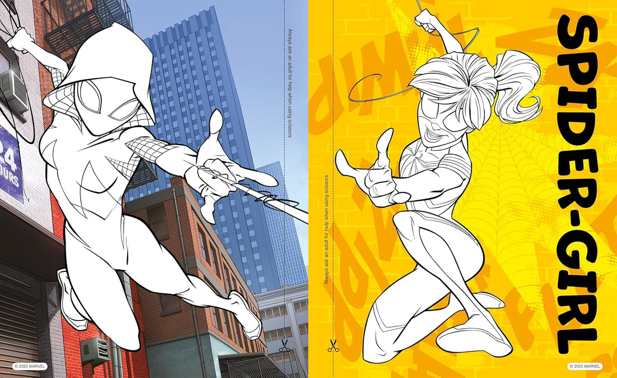 Marvel Spider-Man: Epic Colouring: Over 60 pages of creative colouring activities, ideal for ages 4 and up!