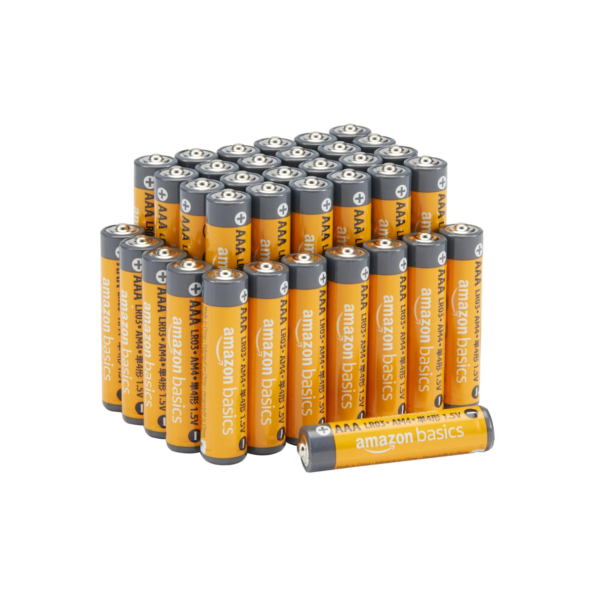 Amazon Basics 100-Pack AA Alkaline High-Performance Batteries, 1.5 Volt, 10-Year Shelf Life
