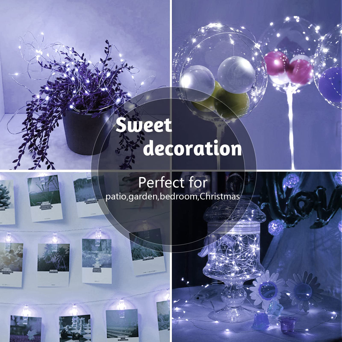 cshare Halloween Decoration Lights,Orange Fairy Lights, 3m 9.8ft 30 LED Halloween Decor String Lights Micro Silver Wire Battery Operated for Autumn Door Window Party Fall Decor.