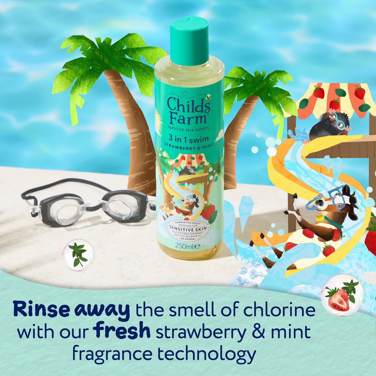 Childs Farm Kids Hair & Body Wash, Sweet Orange | Tear-free, Gently Cleanses | Suitable for Dry, Sensitive Skin, 250ml