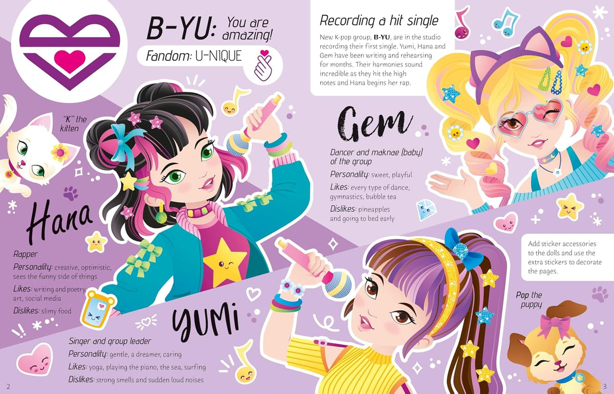 Sticker Dolly Dressing K-POP