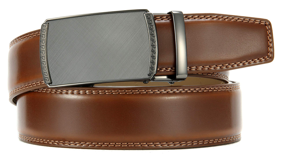 CHAOREN Belts for Men, 1 3/8" Ratchet Mens Belt Leather for Jeans, Dress