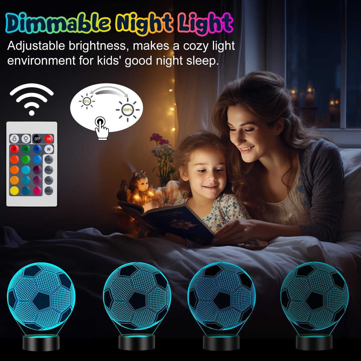 Linkax Horse Gifts for Boys, 3D Illusion Night Light for Girl Bedroom Decor