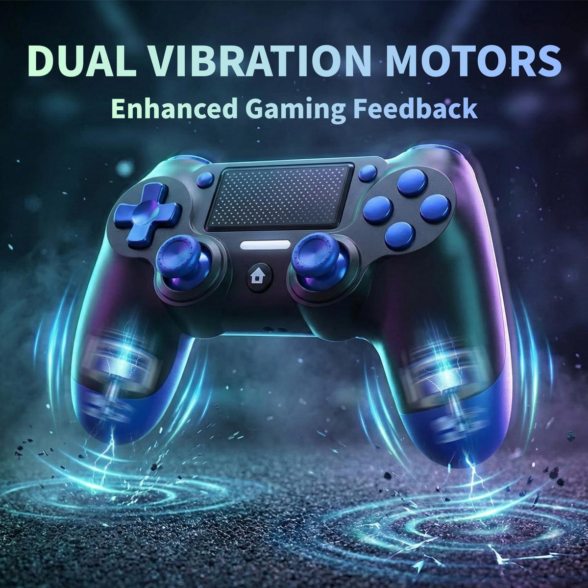 BJXOZ Wireless Controller for PS4 Controller, Gamepad with USB-C Port