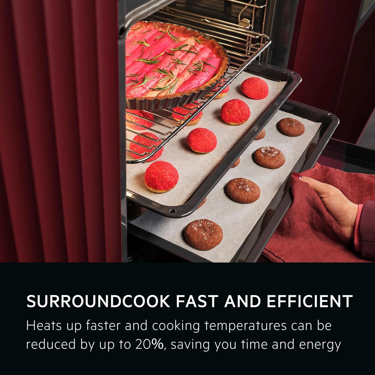AEG Built-in Oven BEX535A61B, 72 L, Class A, Black