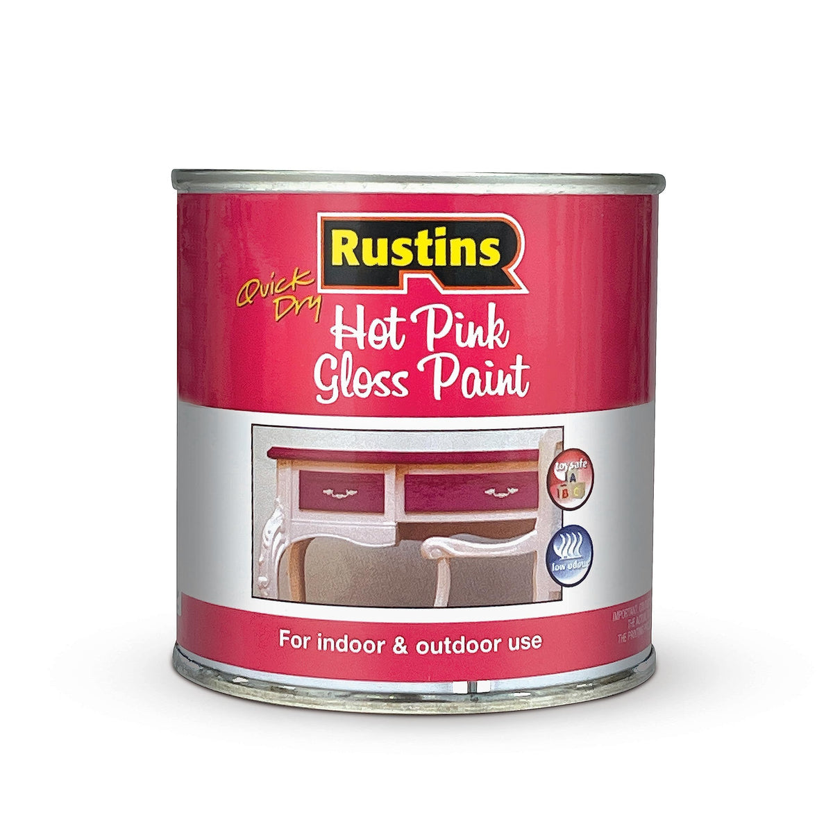 RUSTINS Small Job Satin Paint Chocolate 250ml