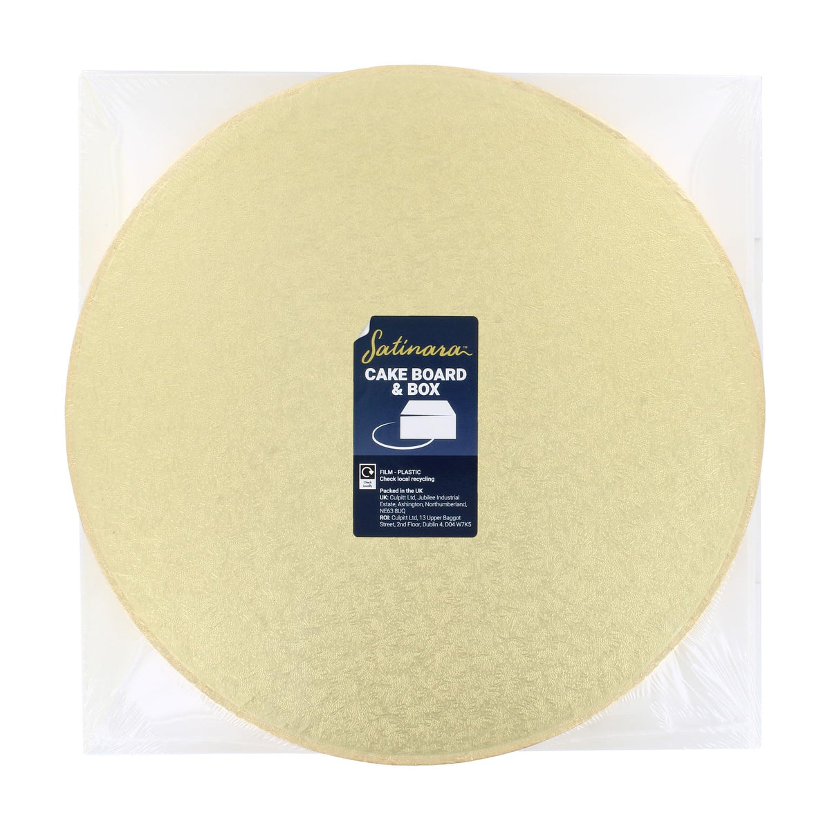 Satinara 12" (30.5cm) Pale Gold Board & Extra Tall Box Set