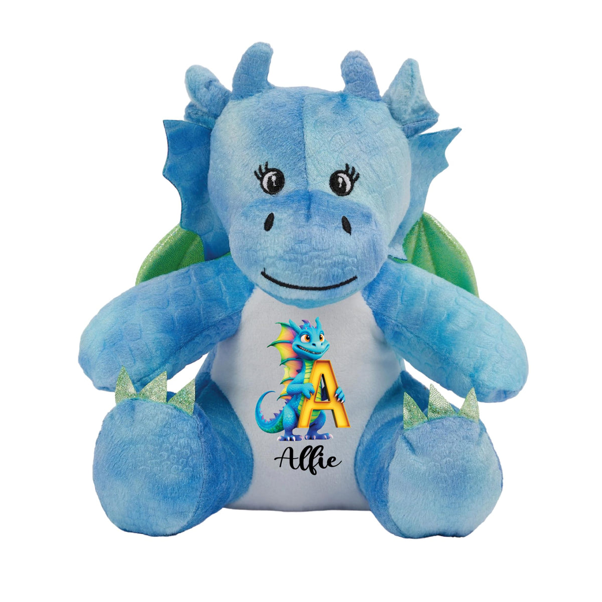 Crafted Memories - Personalised Teddy | Velveteen Bunny Soft Toy | Customisable Name for Newborns | Keepsake for Boys & Girls | Baby Shower Item | Pink Initial | Grey or White, 20-23cm