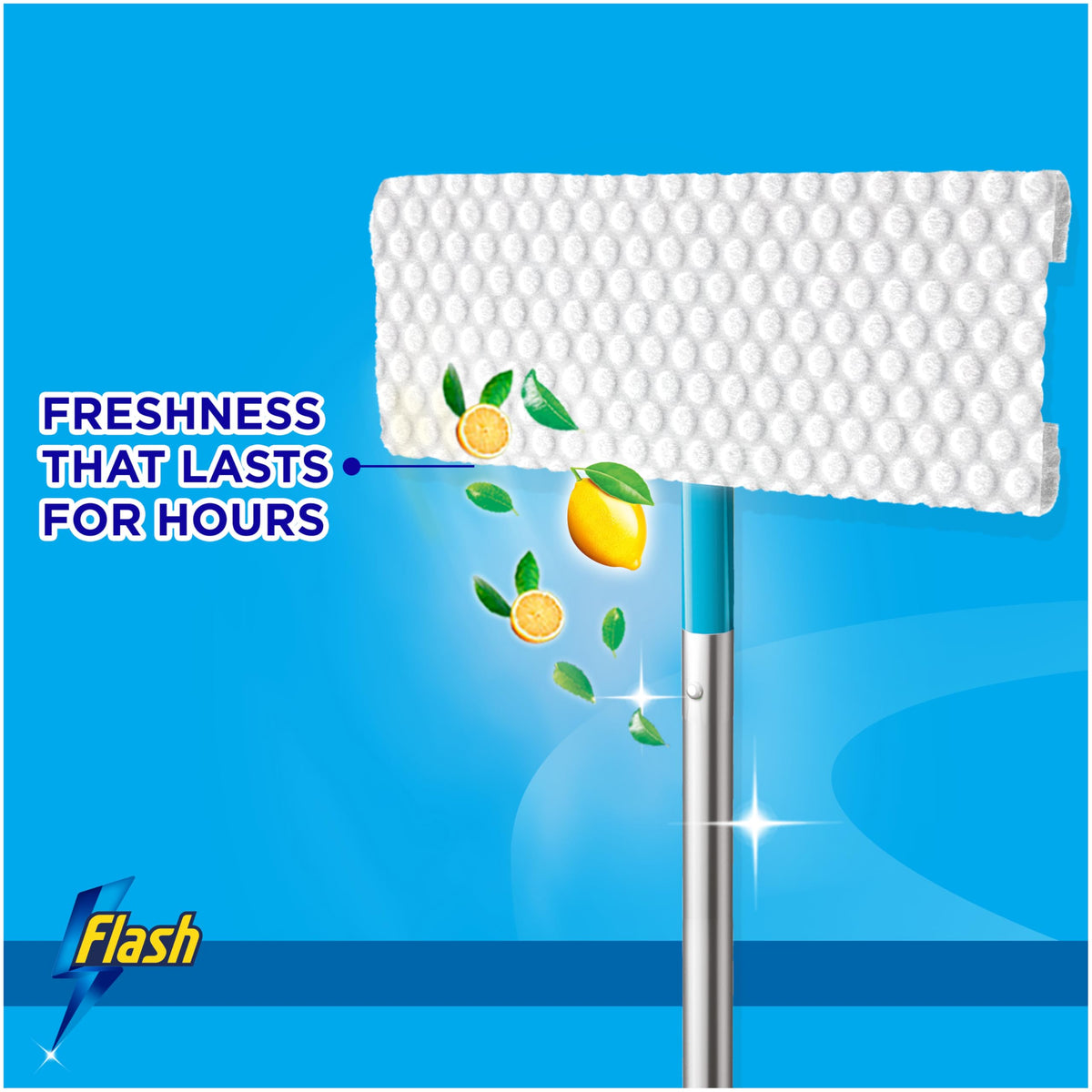 Flash Speedmop Wet Mop Floor Cleaner Wipes, 48 Wet Lemon Pads