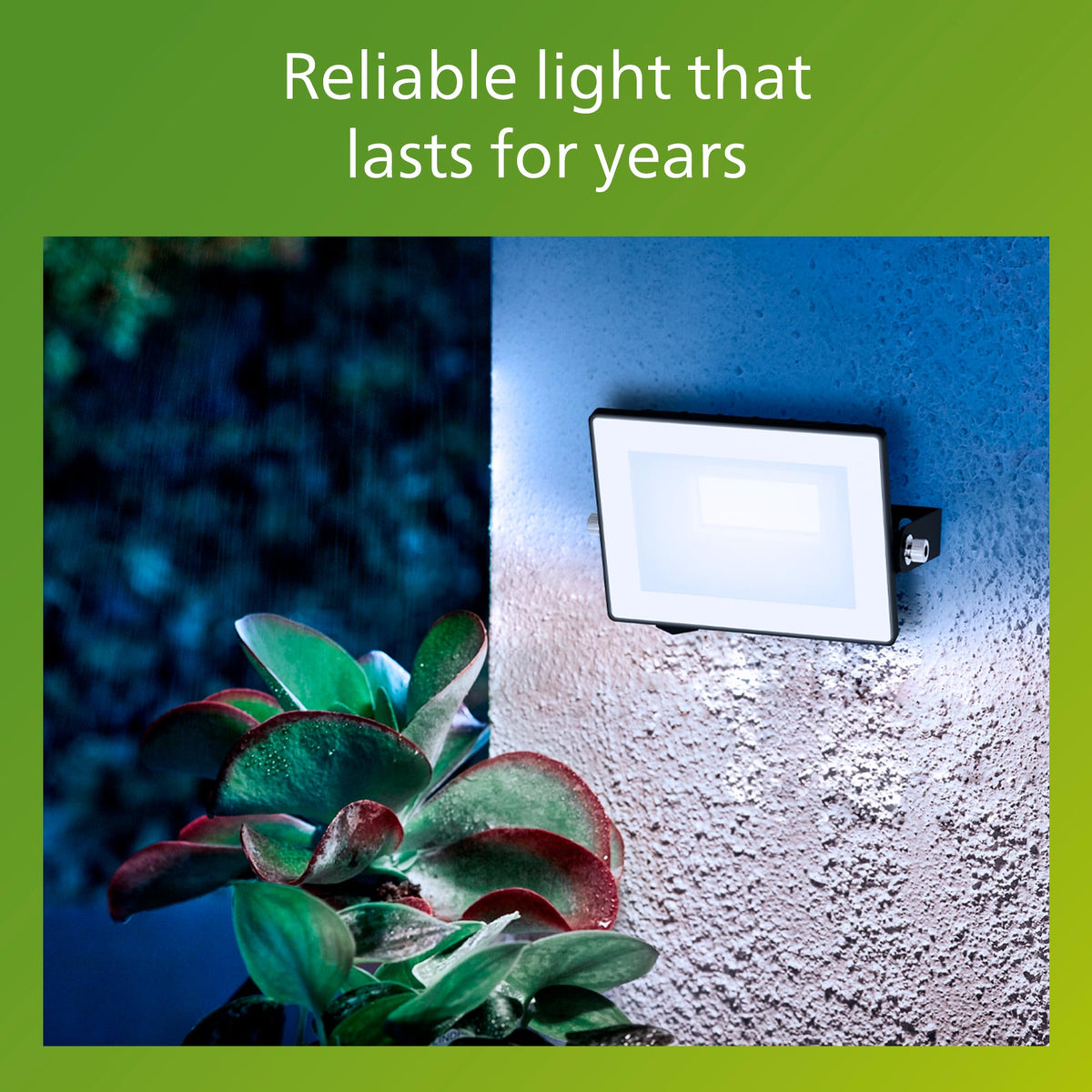 Philips Lois Outdoor Floodlight, White, 10 W