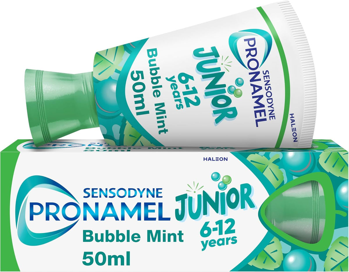 Sensodyne Pronamel Junior Bubble Mint Toothpaste, 6-12 Years, 50 ml