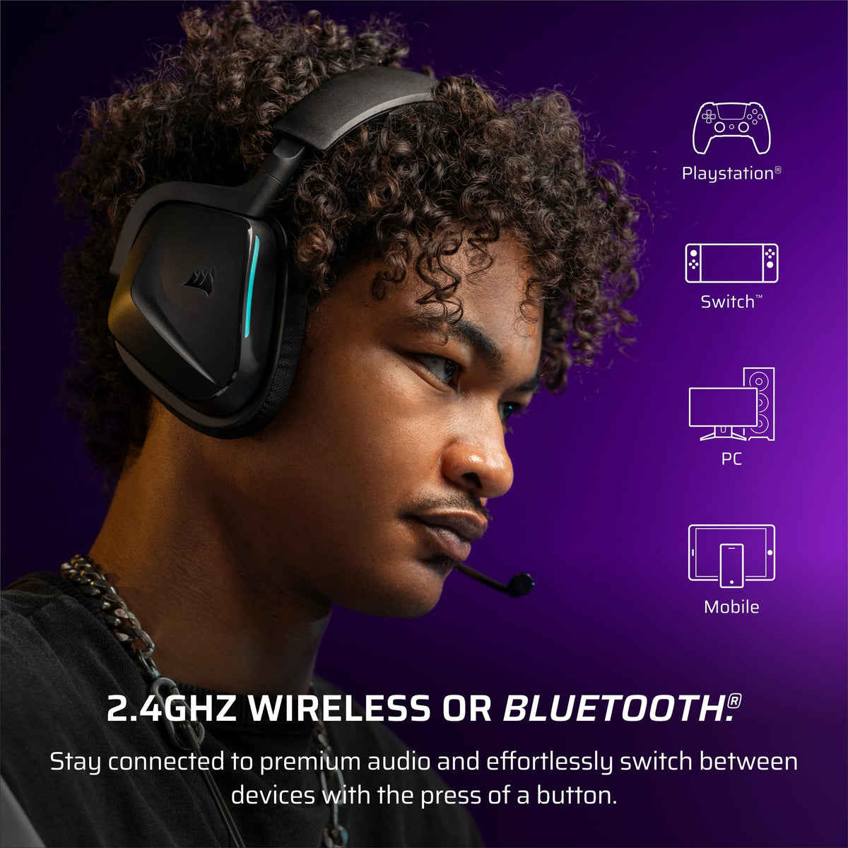 Corsair VOID v2 Wireless Gaming Headset – Dual Tone
