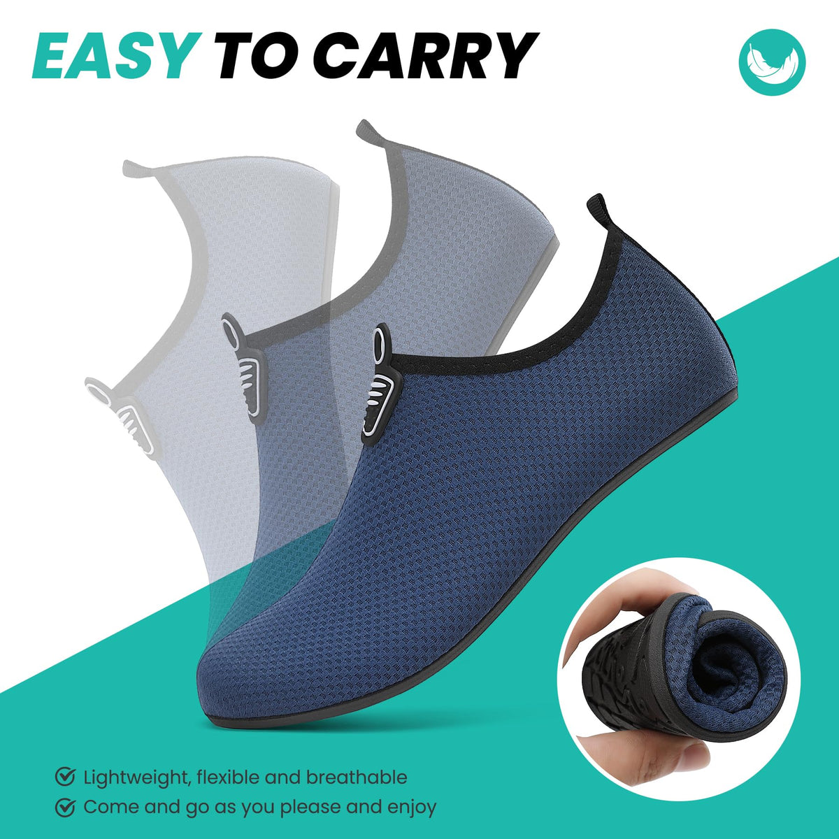 sportvibe Water Shoes Beach Swim Sea Shoes for Men Women