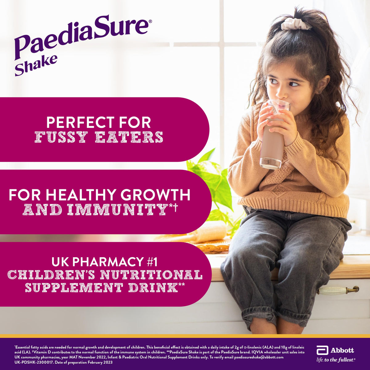 PaediaSure Shake – Cookies & Cream – Multivitamin for Kids – 400g