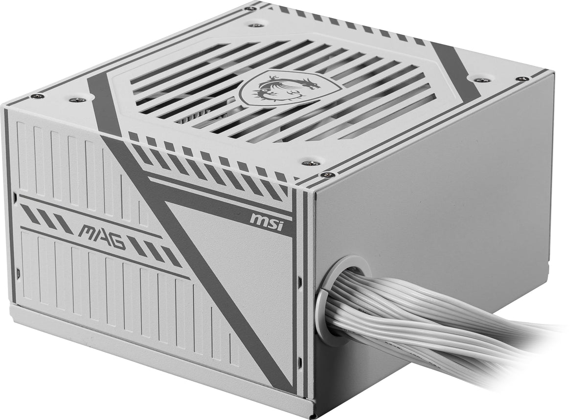 MSI MAG A750GL PCIE5 Power Supply Unit, 750W, 80 Plus Gold, Fully Modular, ATX 3.0, PCIe 5.0 GPU Support, 120mm FDB Fan, Full-Bridge LLC, Flat Black Cables - 7 Year Warranty