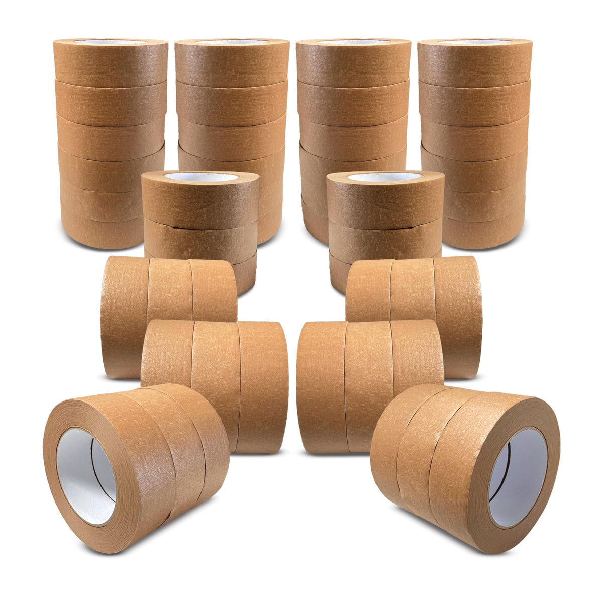 JeeJaan® 3 Rolls of Yellow Duct Tape 50mm x 50m Heavy Duty Waterproof Gaffa Tape for Electrical Plumbing Use Strong Adhesive Durable Ideal for Sealing Fixing and Wrapping Projects