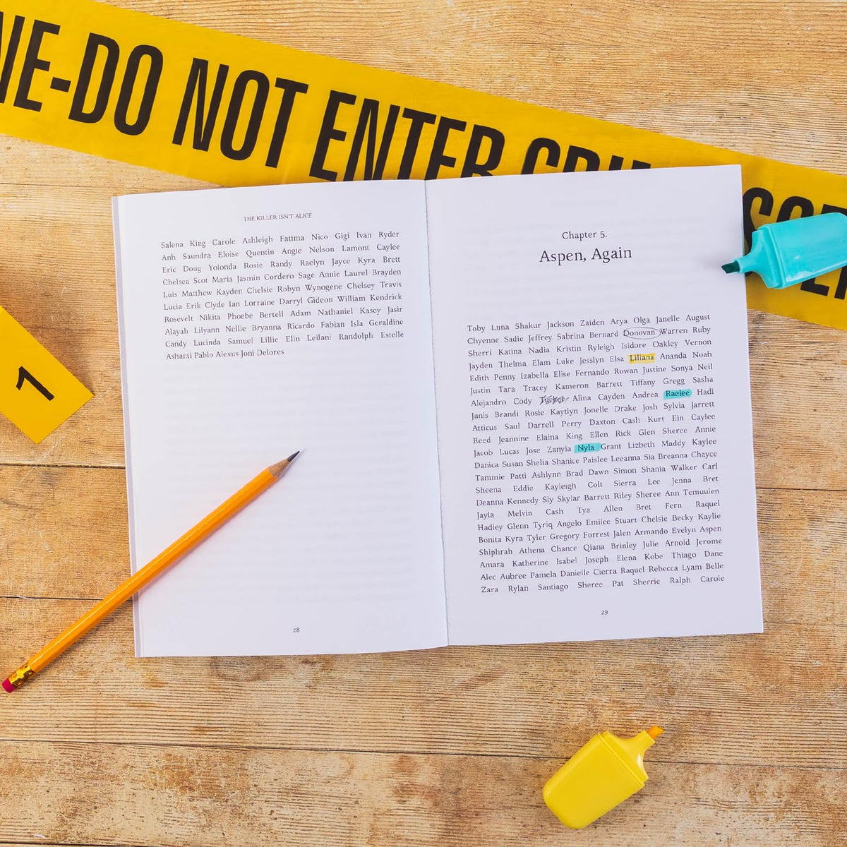 The Killer Isn't Alice: The Bestselling Interactive Murder Mystery Puzzle Book - 46,600 Suspects, 1 Killer. Can You Solve the Crime?