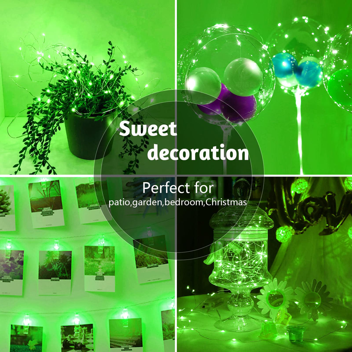 cshare Halloween Decoration Lights,Orange Fairy Lights, 3m 9.8ft 30 LED Halloween Decor String Lights Micro Silver Wire Battery Operated for Autumn Door Window Party Fall Decor.