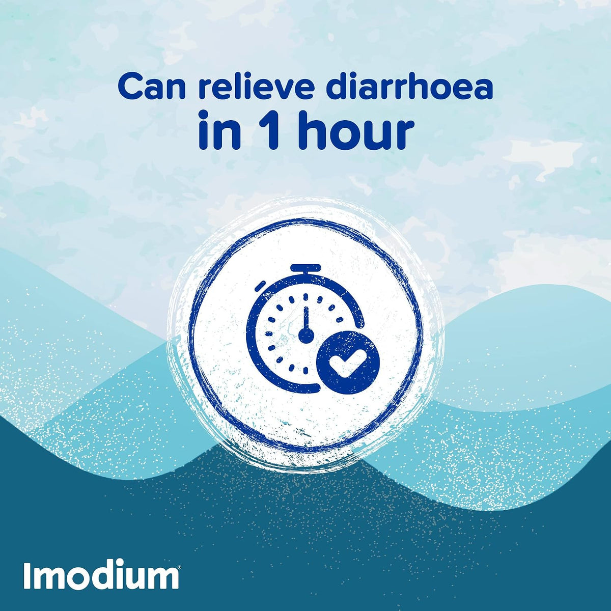 Imodium Instants (1 x 6 Tablets) Loperamide Dissolving Tablets for On-The-Go Diarrhoea Relief, Treats Short-Term and IBS Diarrhoea, Helps Restore Your Natural Rhythm, for Adults and Children Aged 12+
