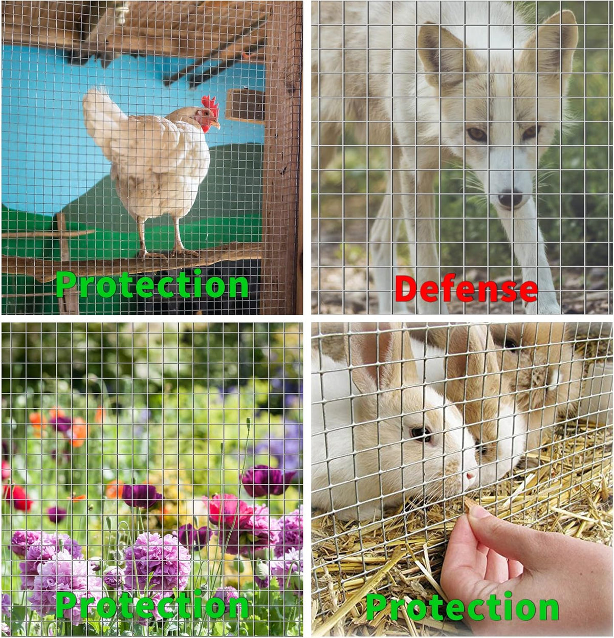 Rodent Mesh Galvanized Chicken Wire Metal Mesh Roll Rat Proof Kit 3Mx20cm