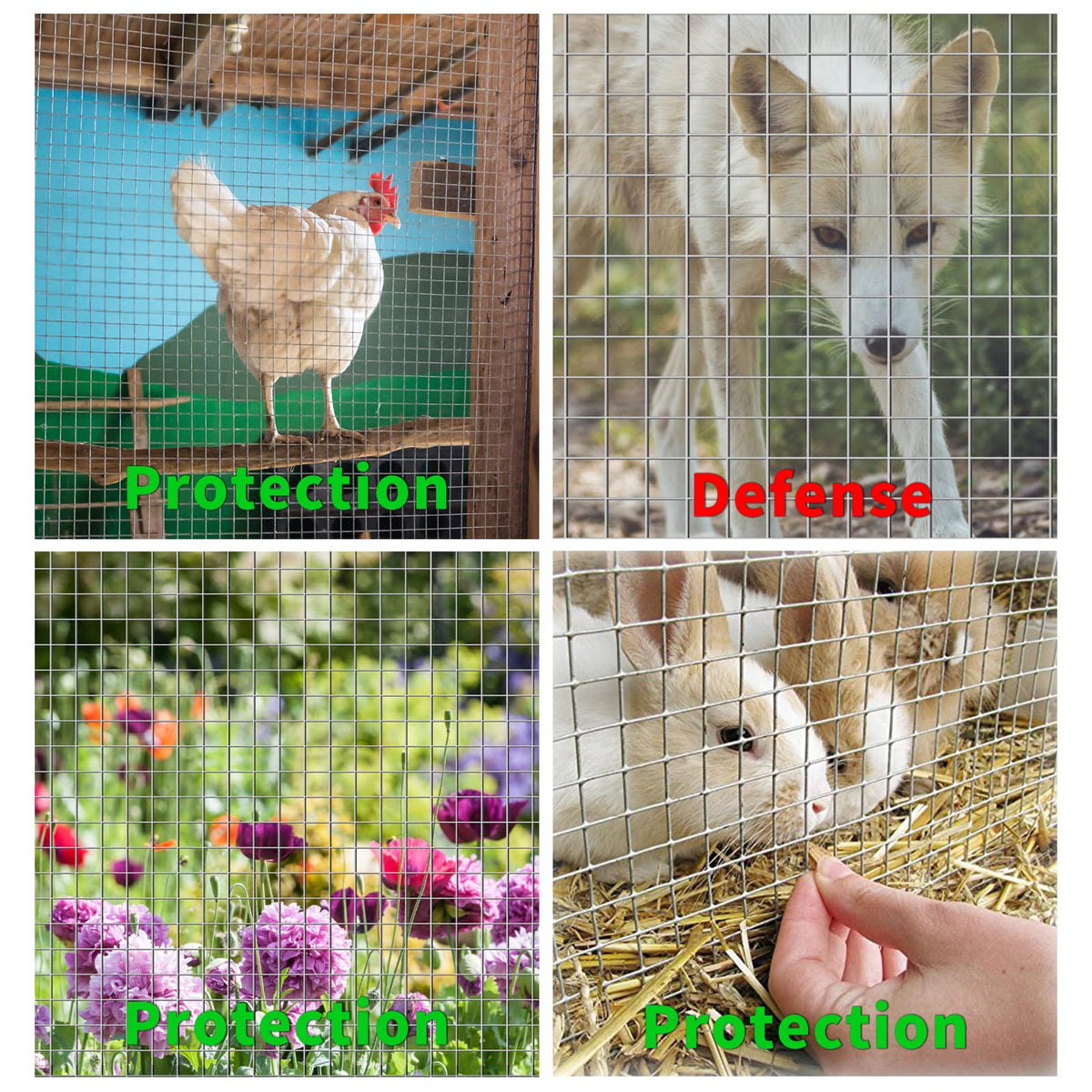 Rodent Mesh Galvanized Chicken Wire Metal Mesh Roll Rat Proof Kit 3Mx20cm