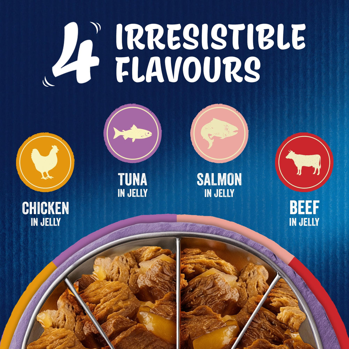 FELIX Doubly Delicious Countryside Selection in Jelly Wet Cat Food 40x85g