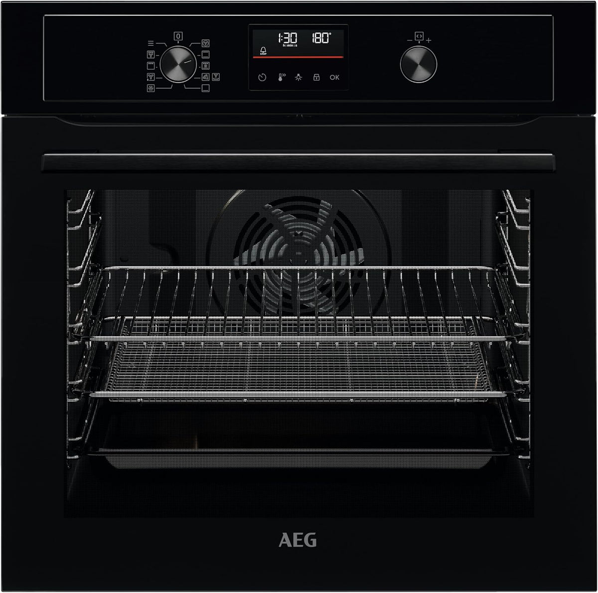AEG Built-in Oven BEX535A61B, 72 L, Class A, Black