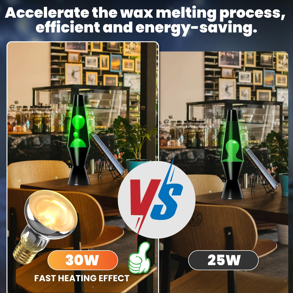 Bonlux 2X R39 E14 Reflector Bulbs Spot Lights Dimmable Lava Lamp 25W Super Bright Small Edison Screw Base SES Energy Saving Light Bulbs Warm White 2400-2600K 360 Degree Wide Beam Angle 240V