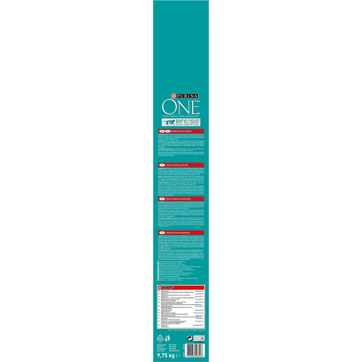PURINA ONE Bifensis Adult Dry Cat Food Chicken 7.5kg Pack