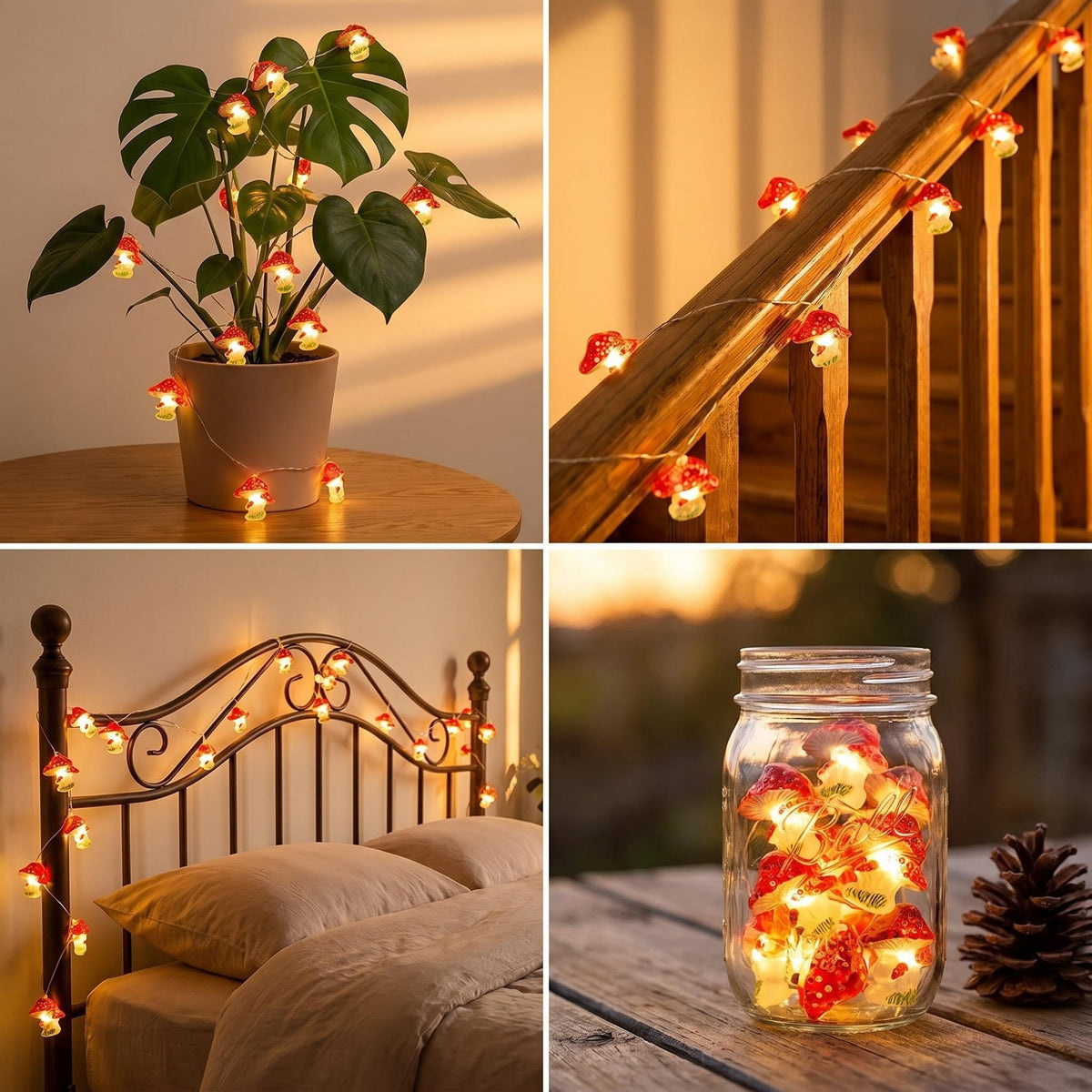 2M 20 LED Pink Cherry Blossom Fairy Lights, Battery Operated Flower String Lights for Bedroom Decor, Indoor Spring and Christmas Decorations, Girls Room Gift (Flowers)