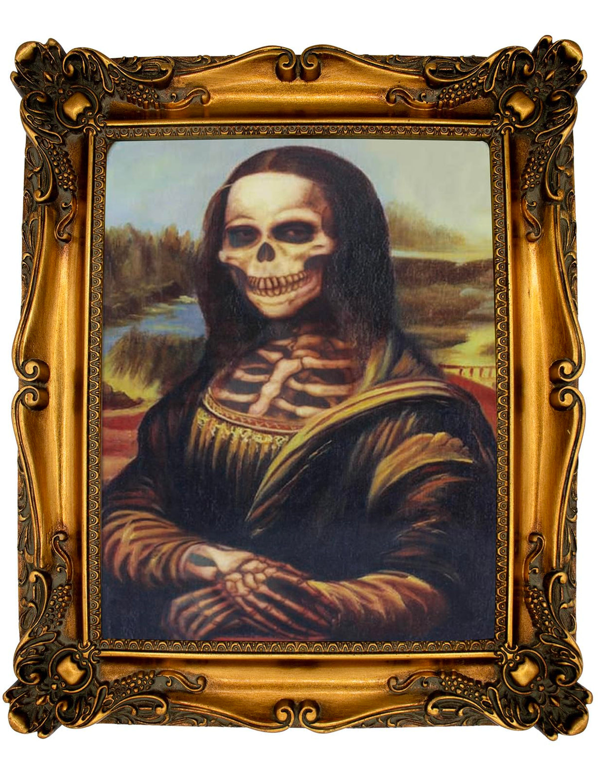 ECGER Halloween Decorations Indoor, Haunted Scary Changing Face Pictures