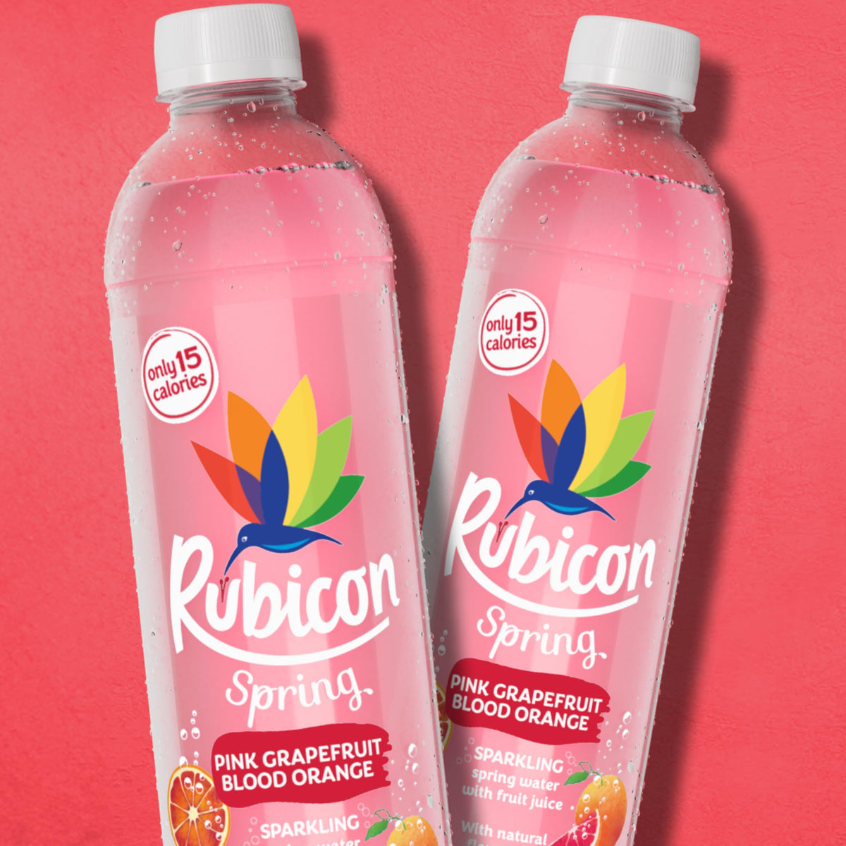 Rubicon Spring Black Cherry Raspberry Flavoured Water, 12 Pack, 330ml Cans
